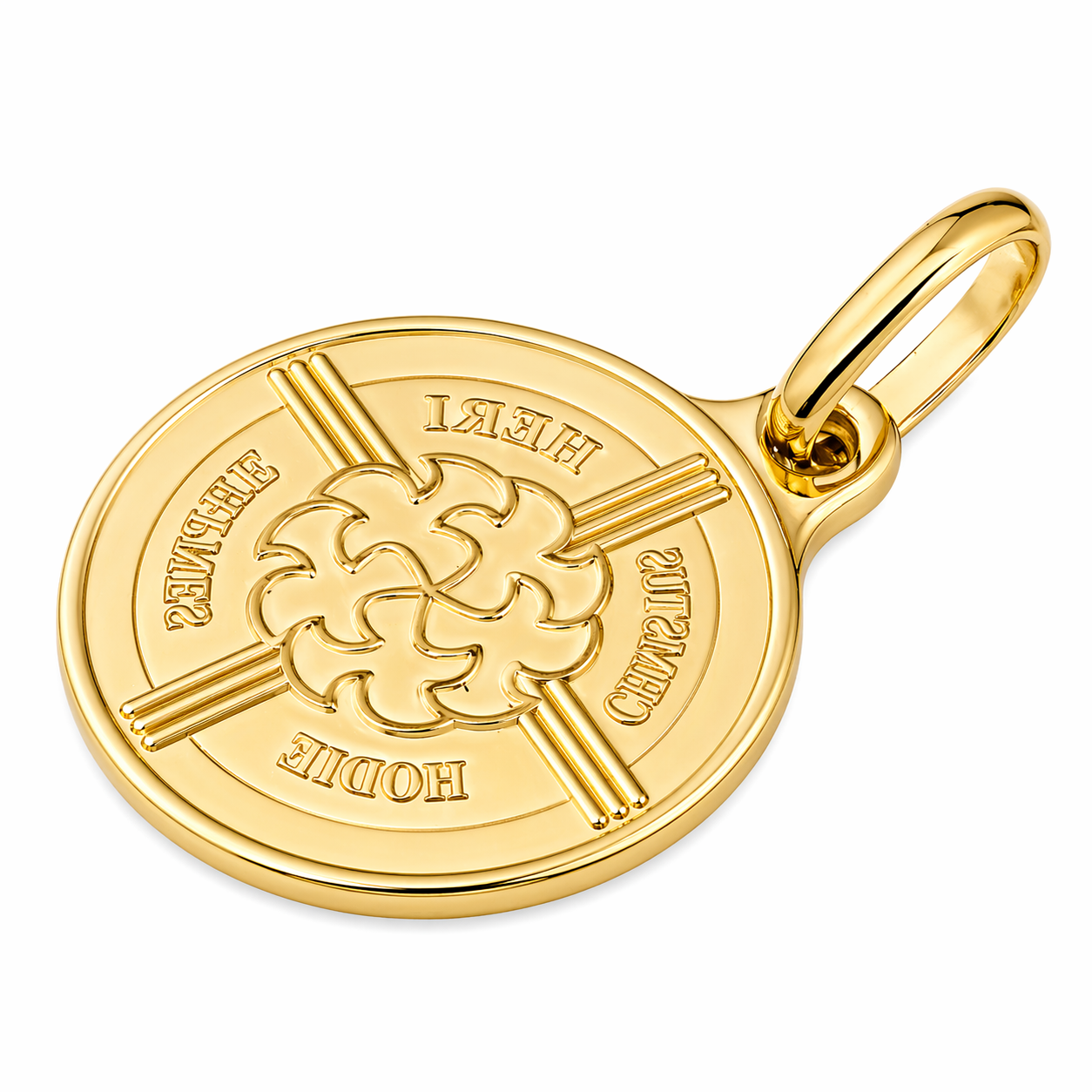 Ciondolo - 18 carati Oro giallo - Made in Italy - Handmade