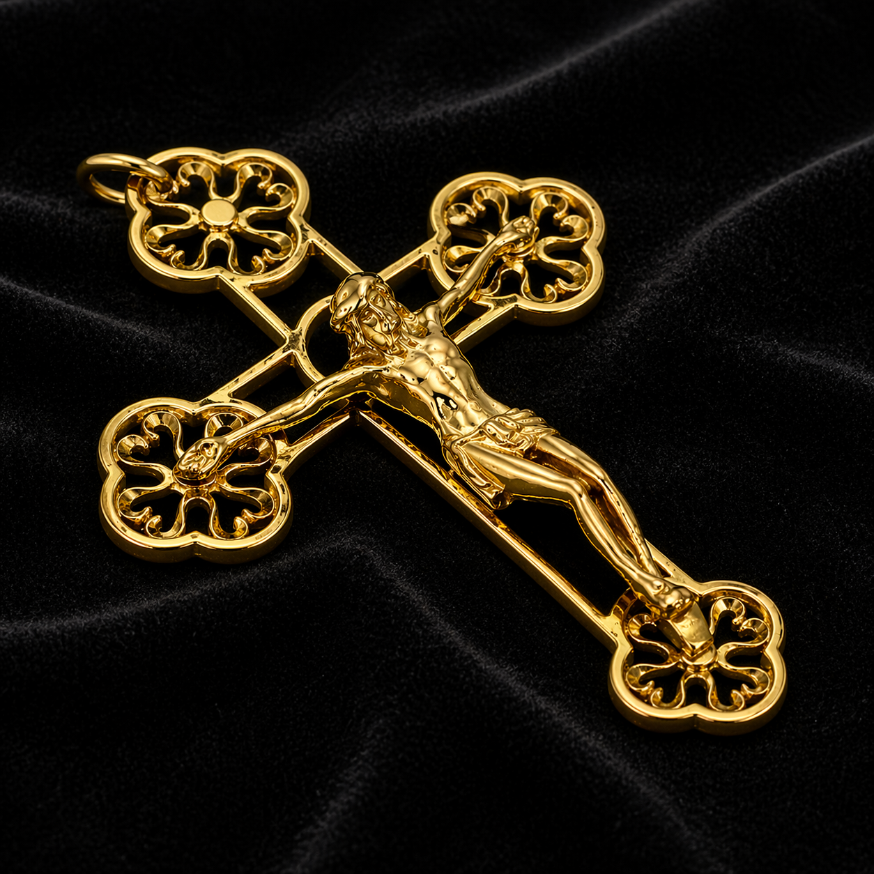 Ciondolo - 18 carati Oro giallo - Made in Italy - Handmade