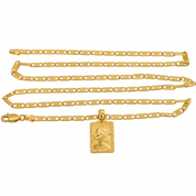 Collana con ciondolo - 18 carati Oro giallo