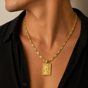 Collana con ciondolo - 18 carati Oro giallo