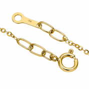 Collana con ciondolo - 18 carati Oro giallo - Made in Italy - Handmade