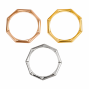 Anello - 18 carati Oro giallo, Oro bianco, Oro rosa - Made in Italy - Handmade