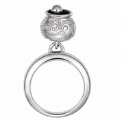 Anello - 9 kt Oro bianco - Made in Italy - Handmade