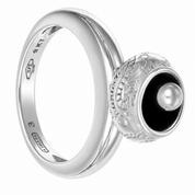 Anello - 9 kt Oro bianco - Made in Italy - Handmade