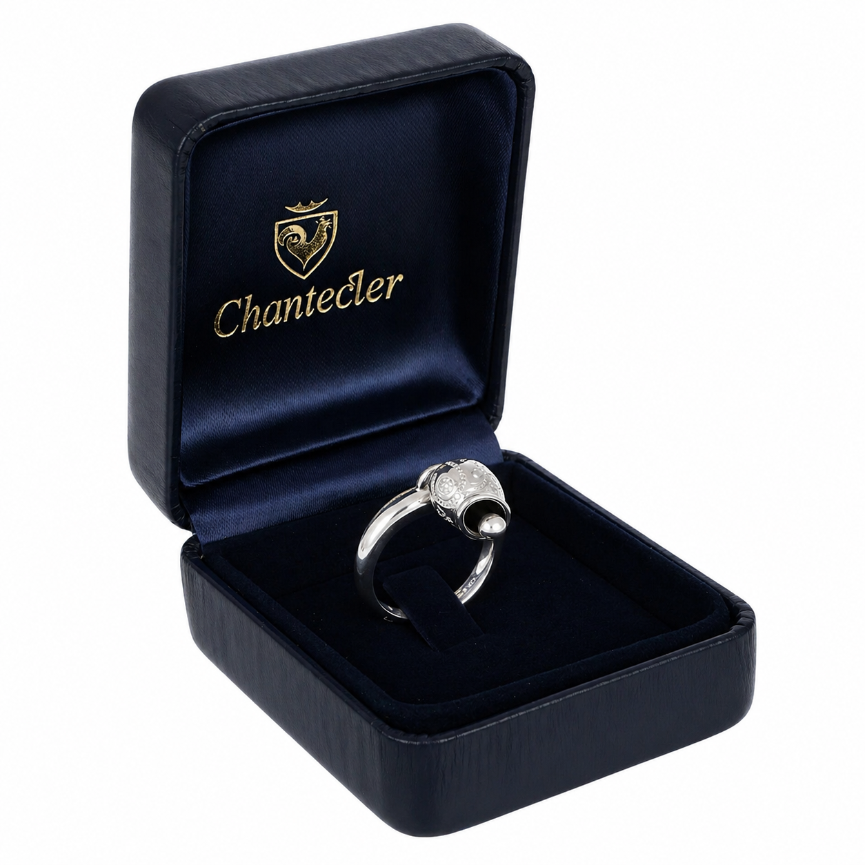 Anello - 9 kt Oro bianco - Made in Italy - Handmade