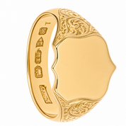 Anello - 18 carati Oro giallo - Made in Italy - Handmade