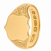 Anello - 18 carati Oro giallo - Made in Italy - Handmade