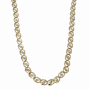 Collana - 14 carati Oro giallo, Oro bianco - Made in Italy - Handmade