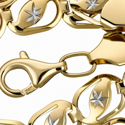 Collana - 14 carati Oro giallo, Oro bianco - Made in Italy - Handmade