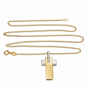 Collana con ciondolo - 18 carati Oro bianco, Oro giallo - Handmade - Made in Italy