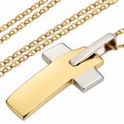 Collana con ciondolo - 18 carati Oro bianco, Oro giallo - Handmade - Made in Italy