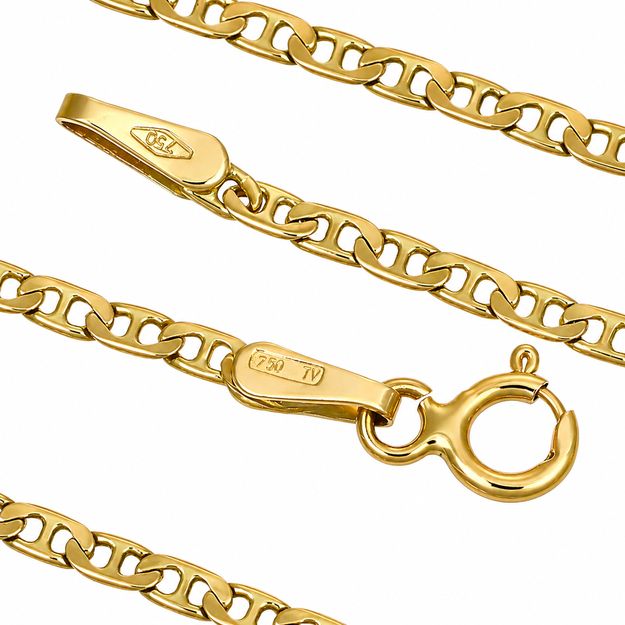 Collana - 18 carati Oro giallo - Made in Italy - Handmade