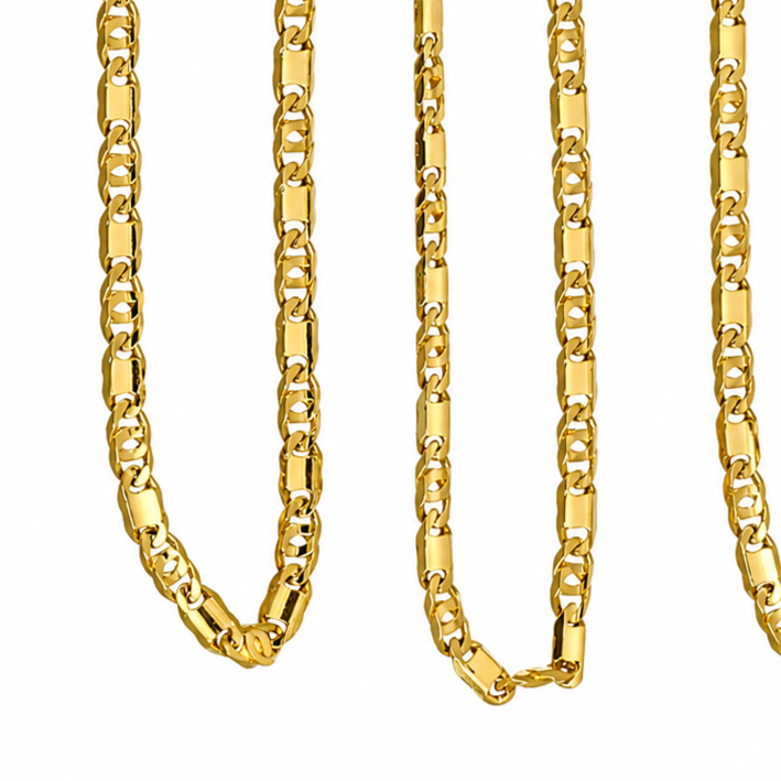Collana - 18 carati Oro giallo - Made in Italy - Handmade