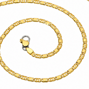 Collana - 18 carati Oro giallo - Made in Italy - Handmade