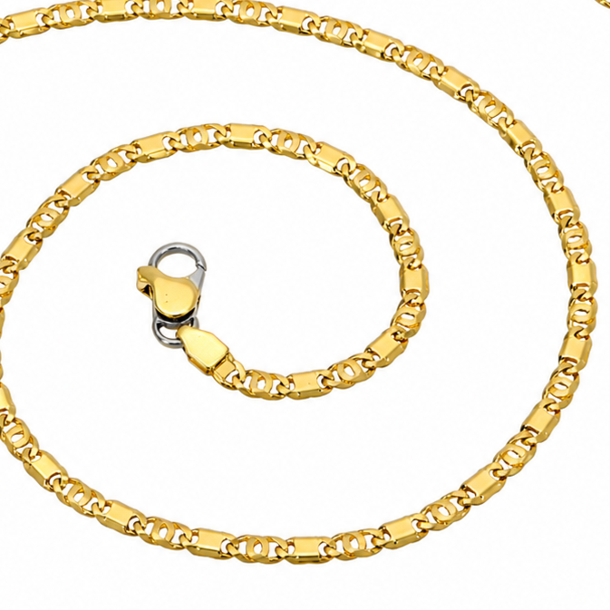 Collana - 18 carati Oro giallo - Made in Italy - Handmade