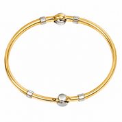 Bracciale - 18 carati Oro giallo, Oro bianco