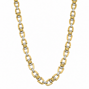 Collana - 18 carati Oro giallo, Oro bianco - Made in Italy - Handmade