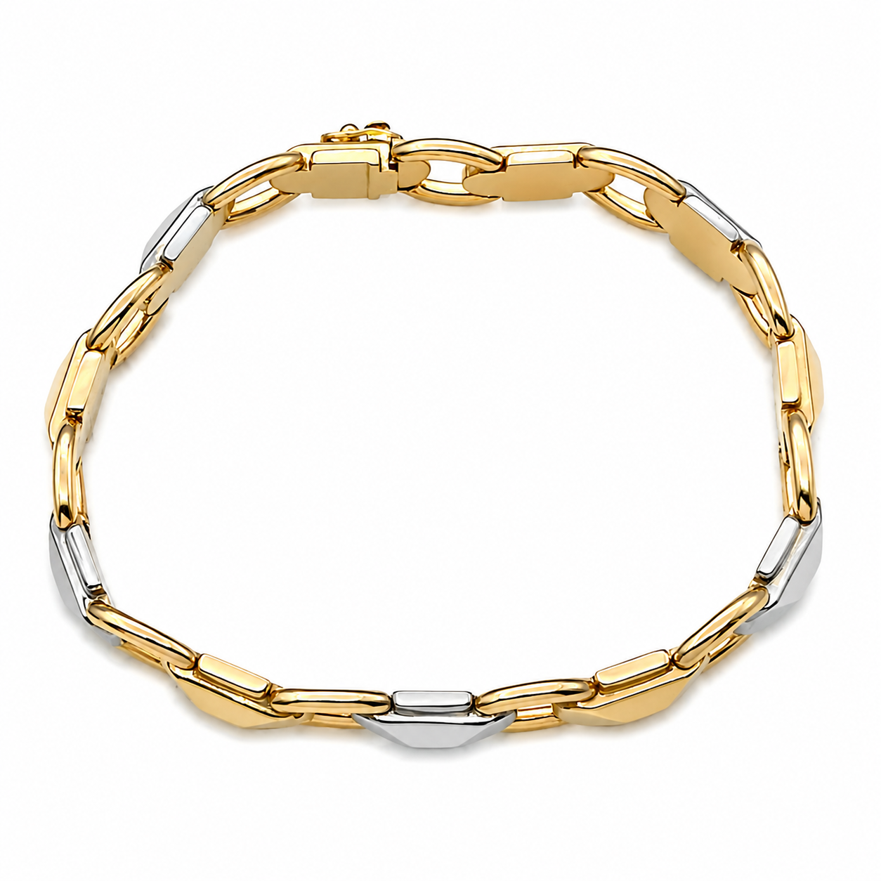 Bracciale - 18 carati Oro giallo, Oro bianco - Handmade - Made in Italy