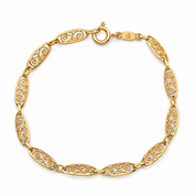 Bracciale - 18 carati Oro giallo - Handmade - Made in Italy