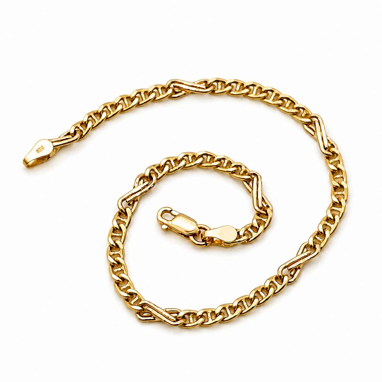 Bracciale - 18 carati Oro giallo, Oro bianco - Handmade - Made in Italy