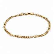 Bracciale - 18 carati Oro giallo, Oro bianco - Handmade - Made in Italy