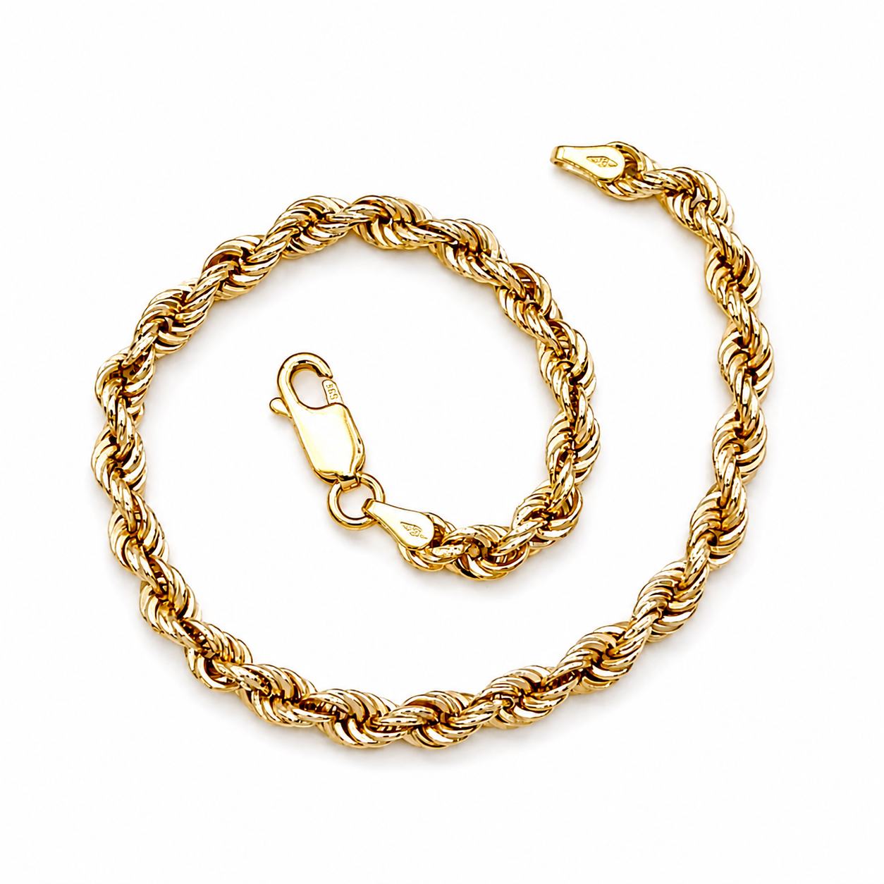 Bracciale - 18 carati Oro giallo - Handmade - Made in Italy