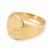 Anello - 18 carati Oro giallo - Made in Italy - Handmade