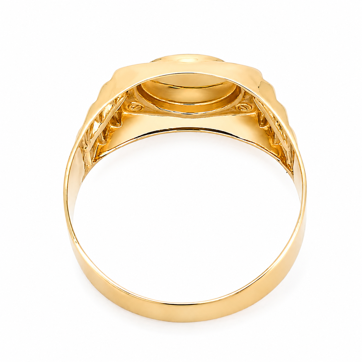 Anello - 18 carati Oro giallo - Made in Italy - Handmade