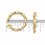 Orecchini - 18 carati Oro giallo, Oro bianco - Made in Italy - Handmade
