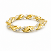 Orecchini - 18 carati Oro giallo, Oro bianco - Made in Italy - Handmade