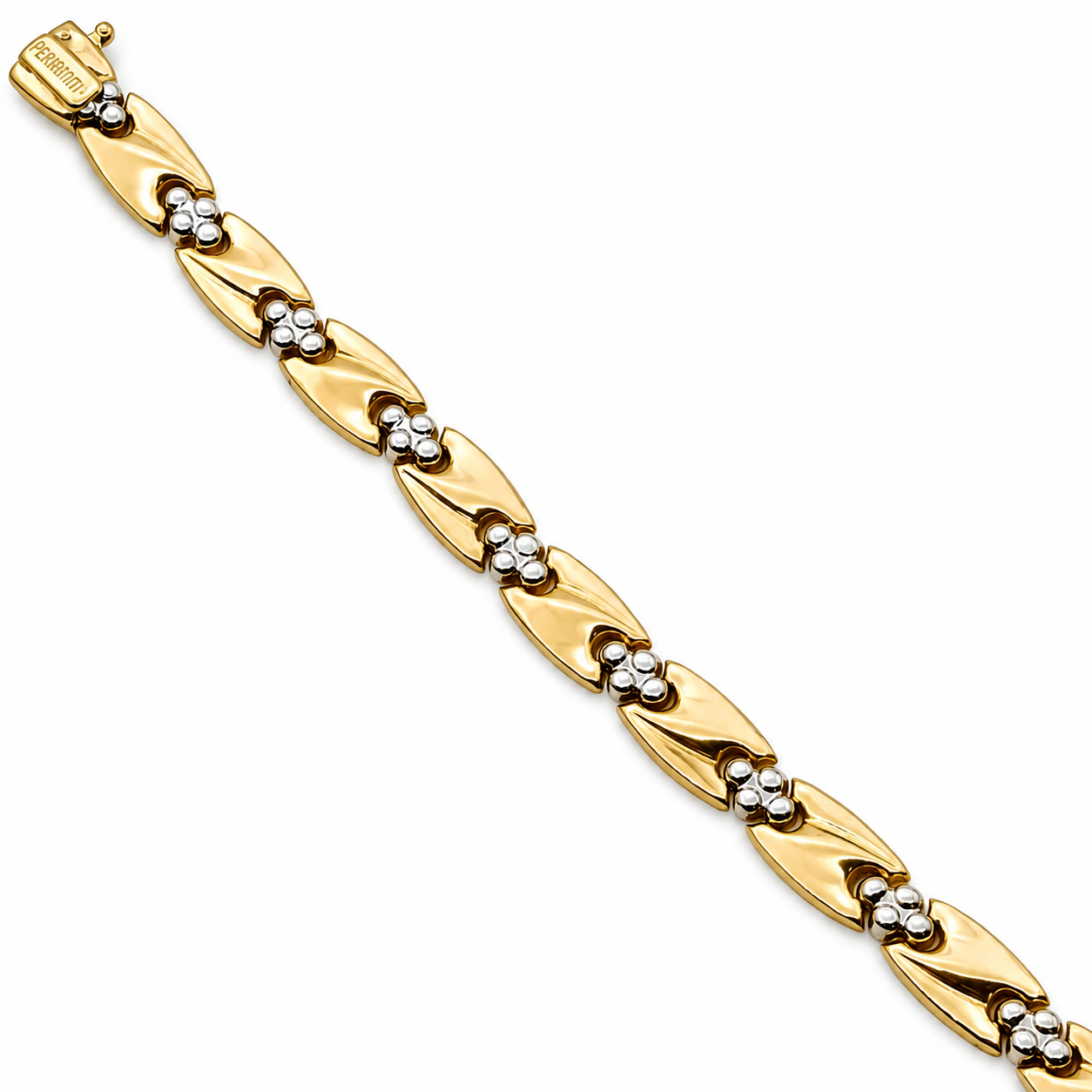 Bracciale - 18 carati Oro giallo, Oro bianco - Handmade