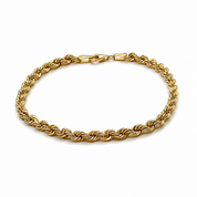 Bracciale - 18 carati Oro giallo - Handmade - Made in Italy