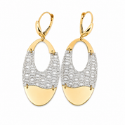 Orecchini - 18 carati Oro giallo, Oro bianco - Made in Italy - HandMade
