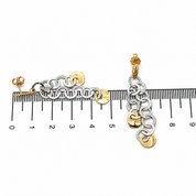 Orecchini - 18 carati Oro giallo, Oro bianco - Made in Italy - HandMade
