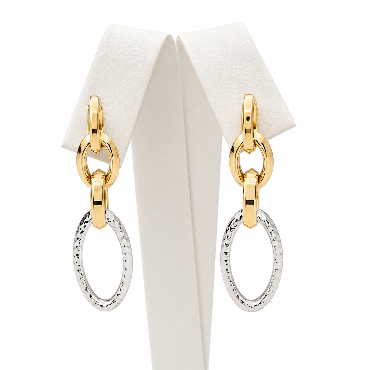 Orecchini - 18 carati Oro giallo, Oro bianco - Made in Italy - HandMade