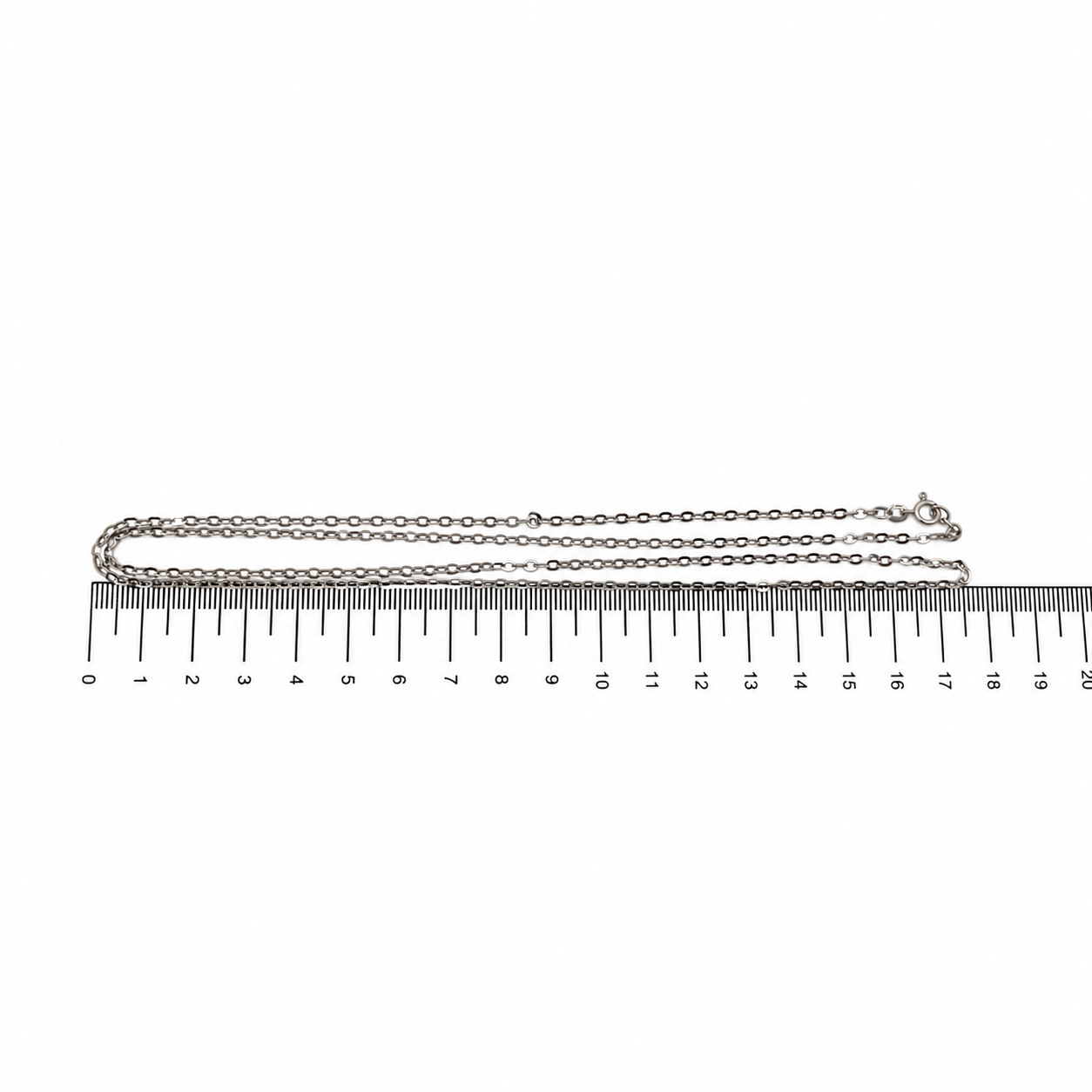 Collana - 18 carati Oro bianco - Made in Italy - Handmade