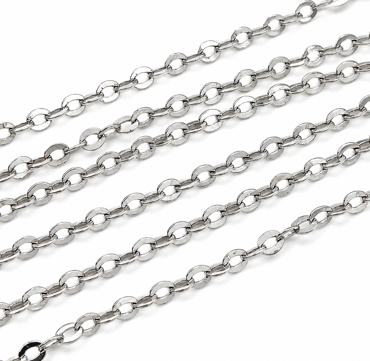 Collana - 18 carati Oro bianco - Made in Italy - Handmade