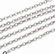 Collana - 18 carati Oro bianco - Made in Italy - Handmade
