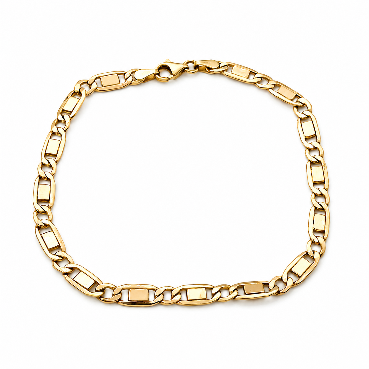 Bracciale - 9 kt Oro giallo - Made in Italy - Handmade