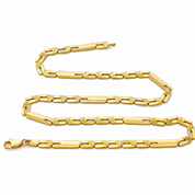 Collana - 18 carati Oro giallo - Made in Italy - Handmade