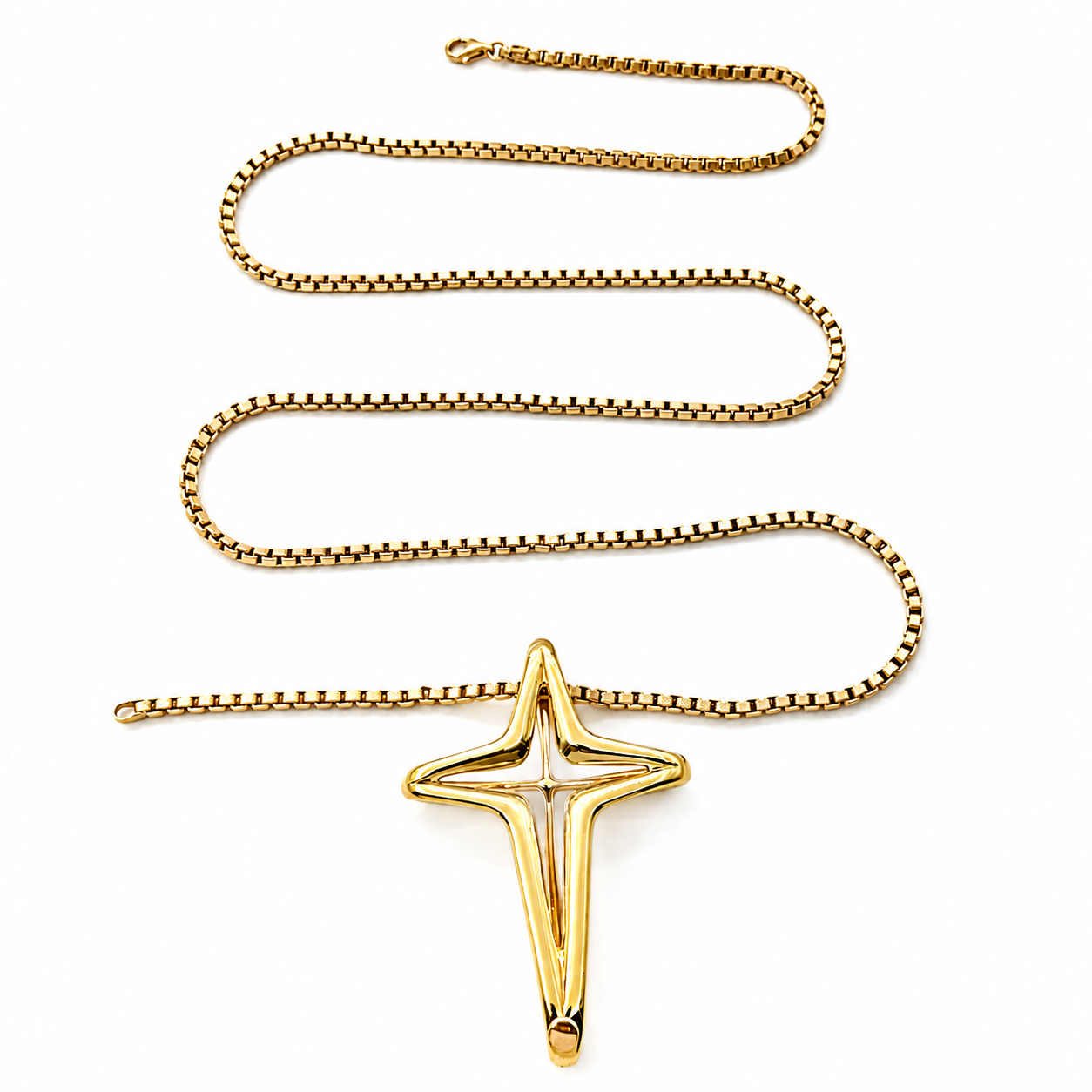 Collana con ciondolo - 18 carati Oro giallo - Handmade - Made in Italy