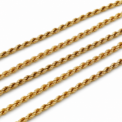 Collana - 18 carati Oro giallo - Made in Italy - Handmade