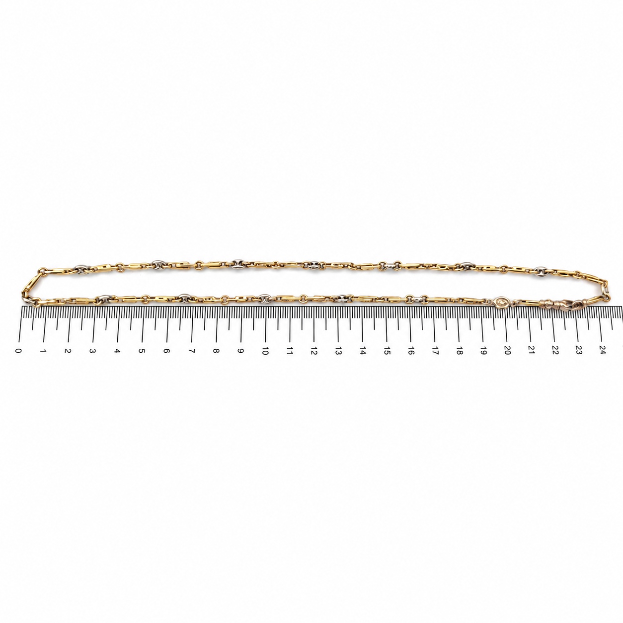 Collana - 18 carati Oro giallo, Oro bianco - Made in Italy - Handmade
