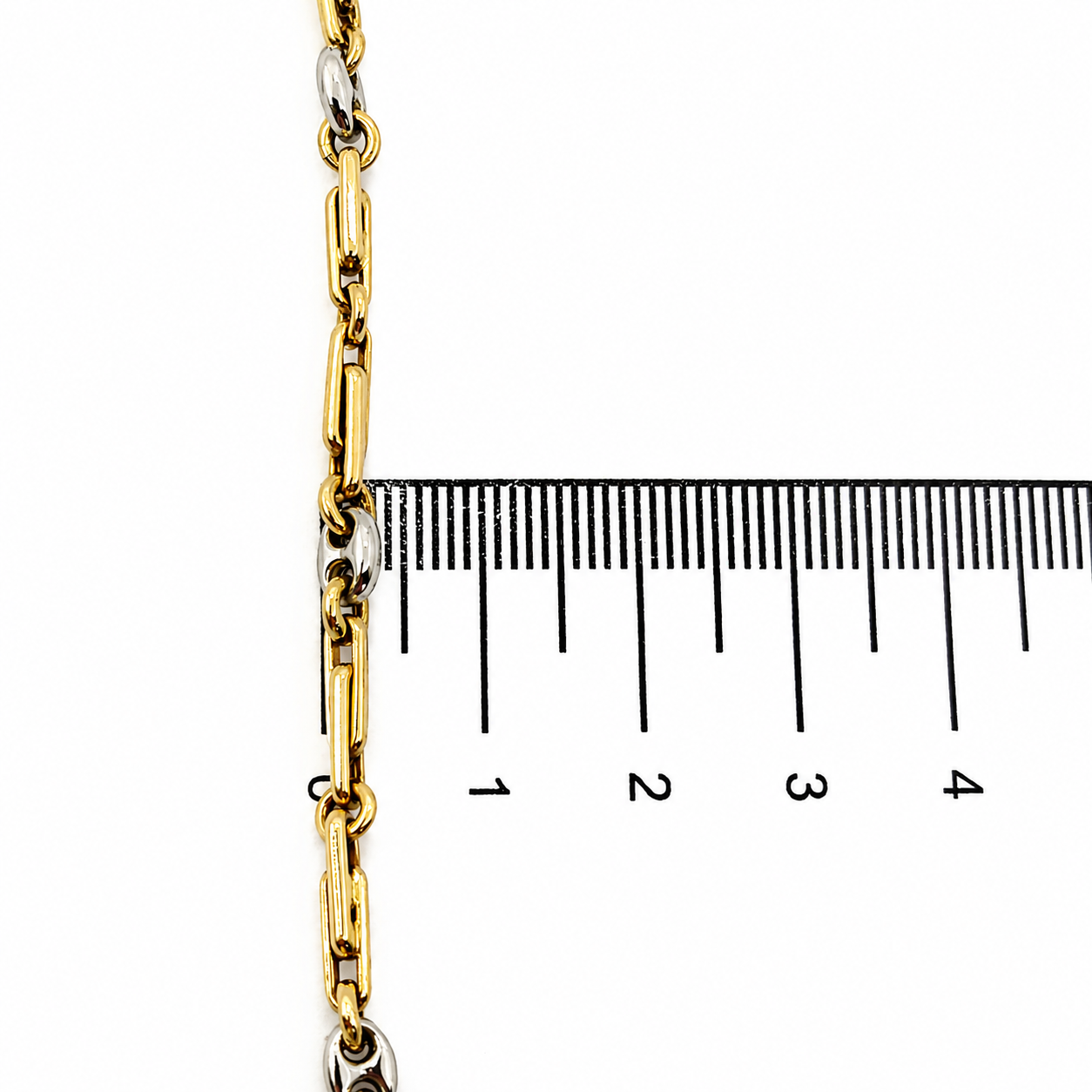 Collana - 18 carati Oro giallo, Oro bianco - Made in Italy - Handmade