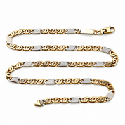 Collana - 18 carati Oro giallo, Oro bianco - Made In Italy - Hand Made