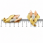 Orecchini - 18 carati Oro giallo, Oro rosa, Oro bianco - Made inItaly