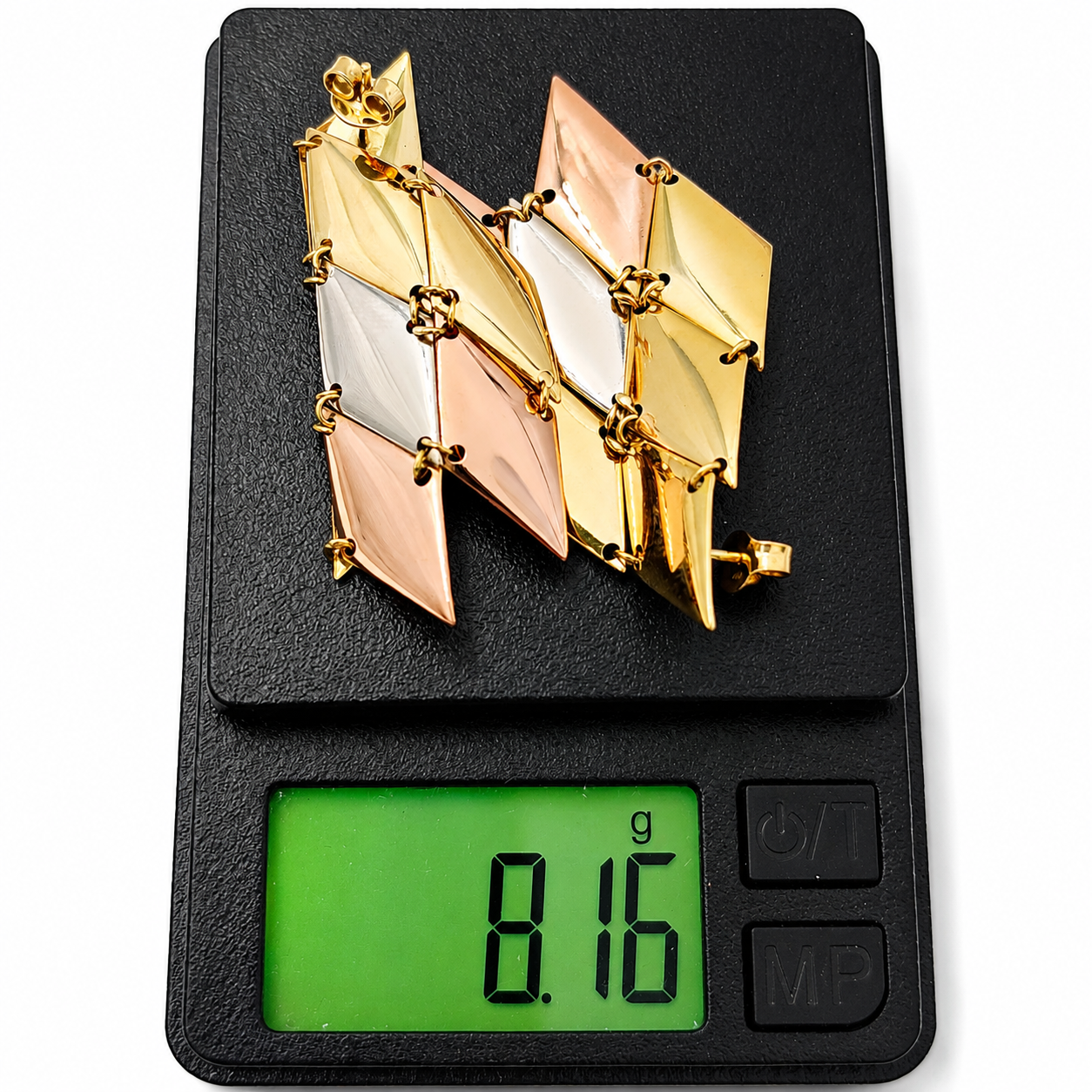 Orecchini - 18 carati Oro giallo, Oro rosa, Oro bianco - Made inItaly