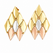 Orecchini - 18 carati Oro giallo, Oro rosa, Oro bianco - Made inItaly