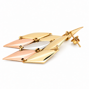Orecchini - 18 carati Oro giallo, Oro rosa, Oro bianco - Made inItaly