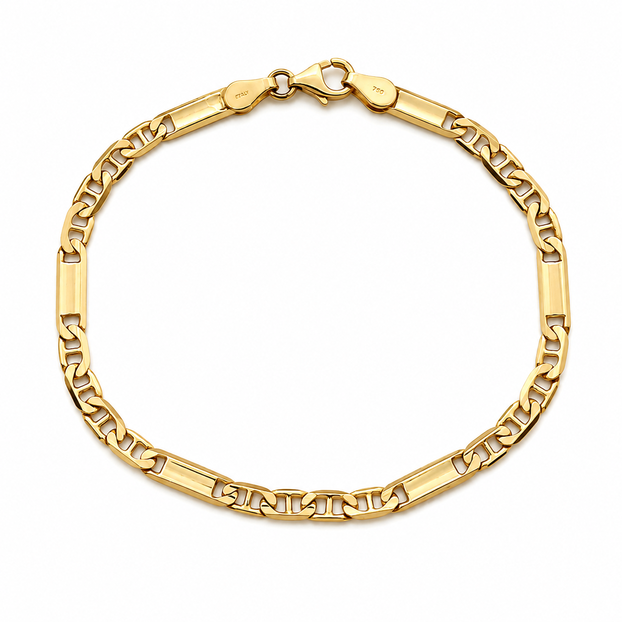 Bracciale - 18 carati Oro giallo - Made in Italy - Handmade